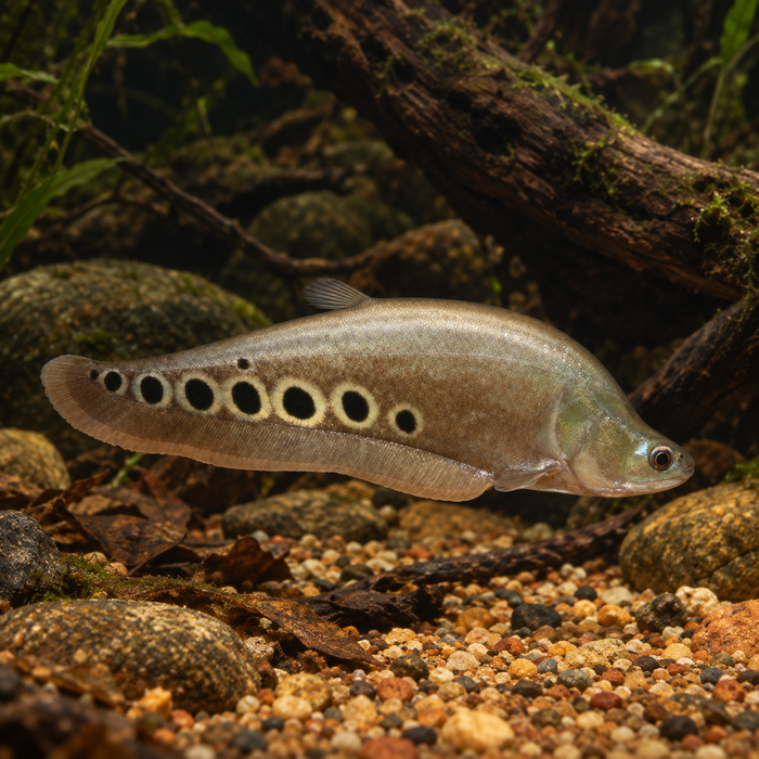 Clown Knifefish (Chitala ornata)