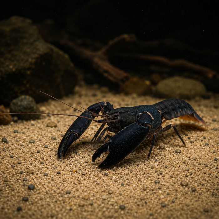 Black Kong Zebra Crayfish (Cherax sp)