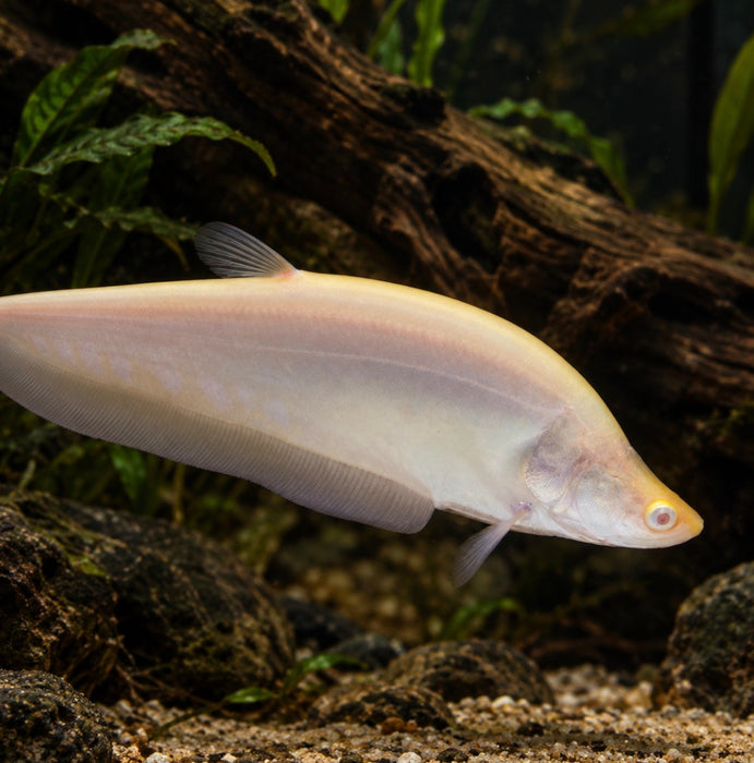 Albino Clown Knifefish (Chitala ornata)