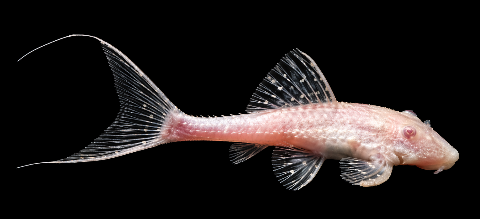 L155 Albino Adonis Pleco (Acanthicus adonis)