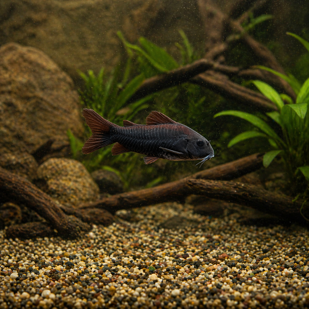 Black Venezuela Corydoras .25 inches
