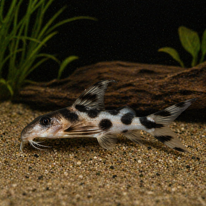 Decorus Angelicus Hybrid Synodontis Catfish (Synodontis decorus)