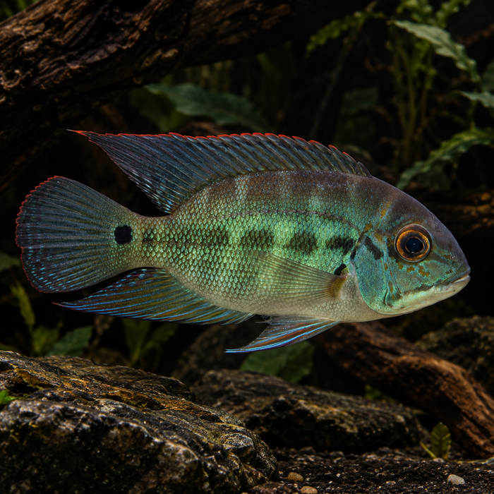 True Parrot Cichlid (Hoplarchus psittacus)