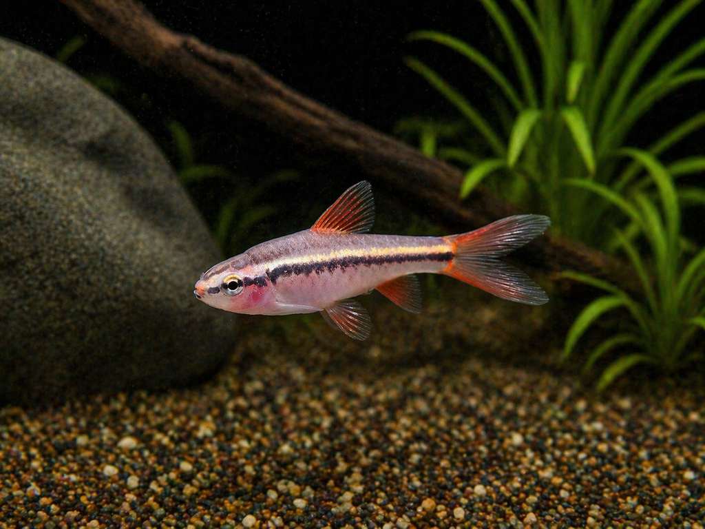 Long Fin Cherry Barb .5 inches