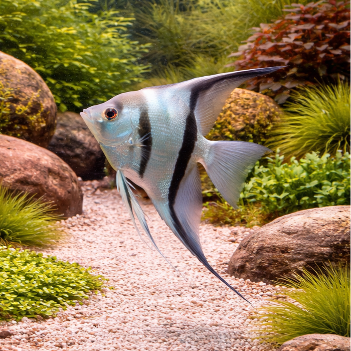 Blue Diamond Pinoy Angelfish (Pterophyllum scalare sp)