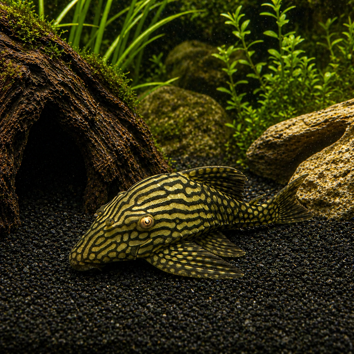 L330 Watermelon Royal Pleco (Panaque nigrolineatus laurafabianae)