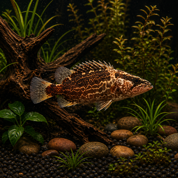 Ripple Mandarin Perch (Siniperca undulata)