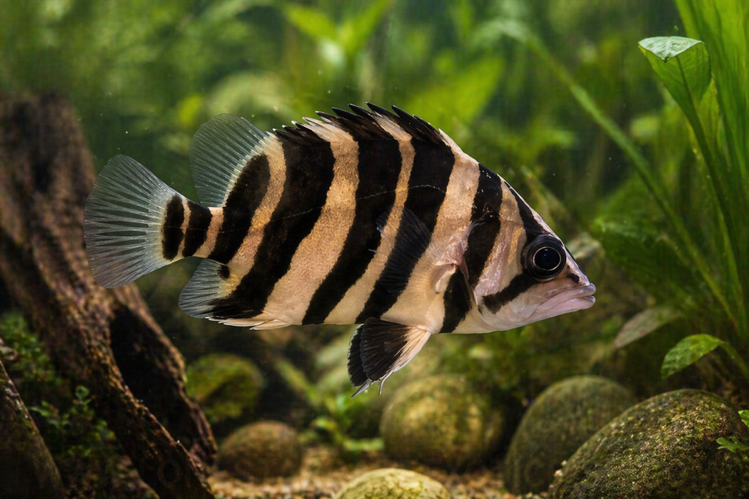 4 Bar Sumatra Datnoid Tiger Fish (Datnioides microlepis)