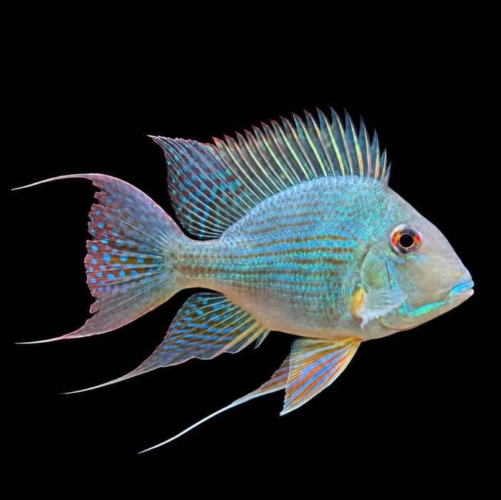 Short Body Sveni Eartheater Cichlid Parana (Geophagus sveni)