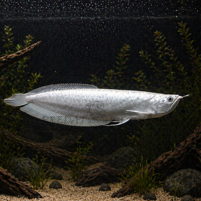 Platinum Silver Arowana (Osteoglossum bicirrhosum)
