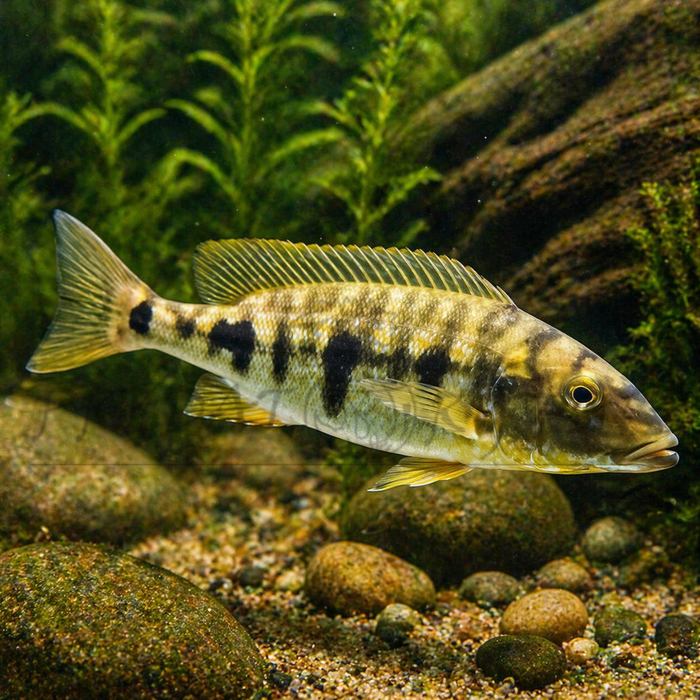 Emperor Cichlid (Boulengerochromis microlepis)