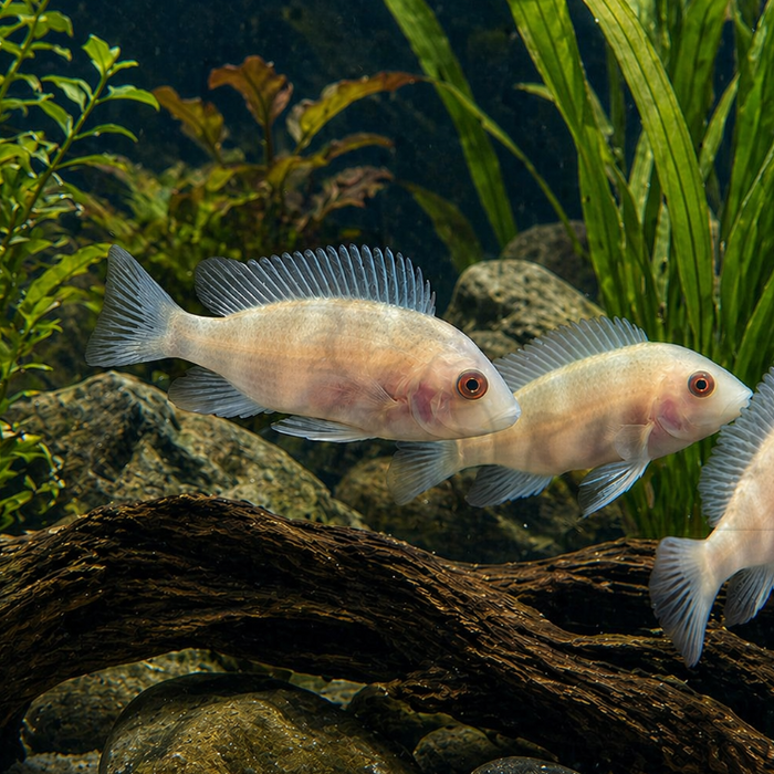 Albino Blue Frontosa (Cyphotilapia frontosa)