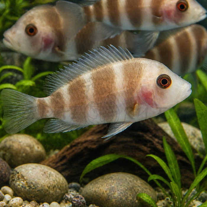 Albino Blue Frontosa (Cyphotilapia frontosa)