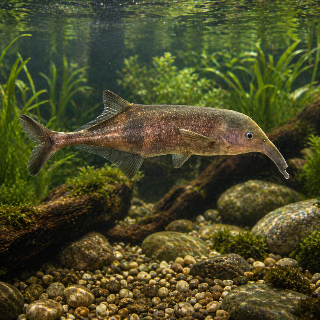 Long Nose Elephantnose Fish (Campylomormyrus numenius) — Predatory Fins