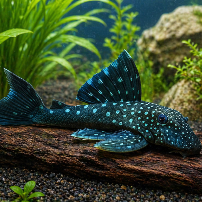 L128 Blue Phantom Pleco (Hemiancistrus sp)