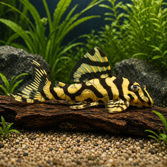 L236 Super Yellow Pleco (Hypancistrus sp)