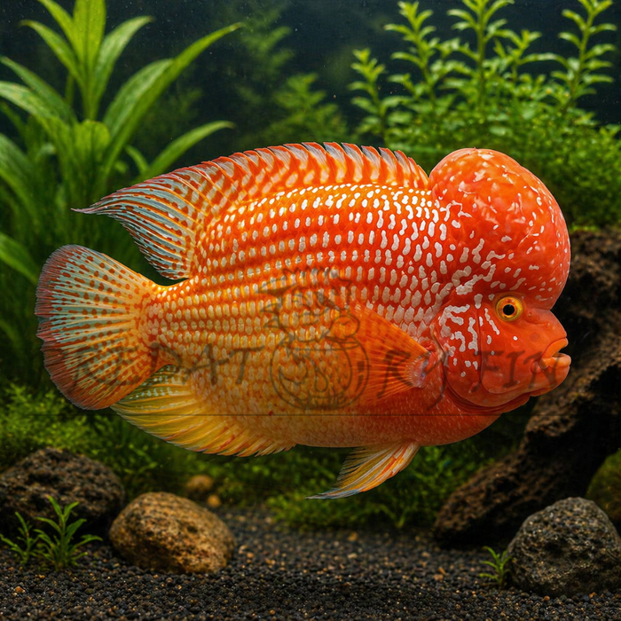 Red Diamond Phoenix Mammon Cichlid (Cichlasoma sp)