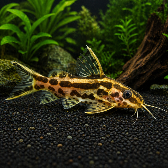 Orange Striped Synodontis (Synodontis flavitaeniatus)
