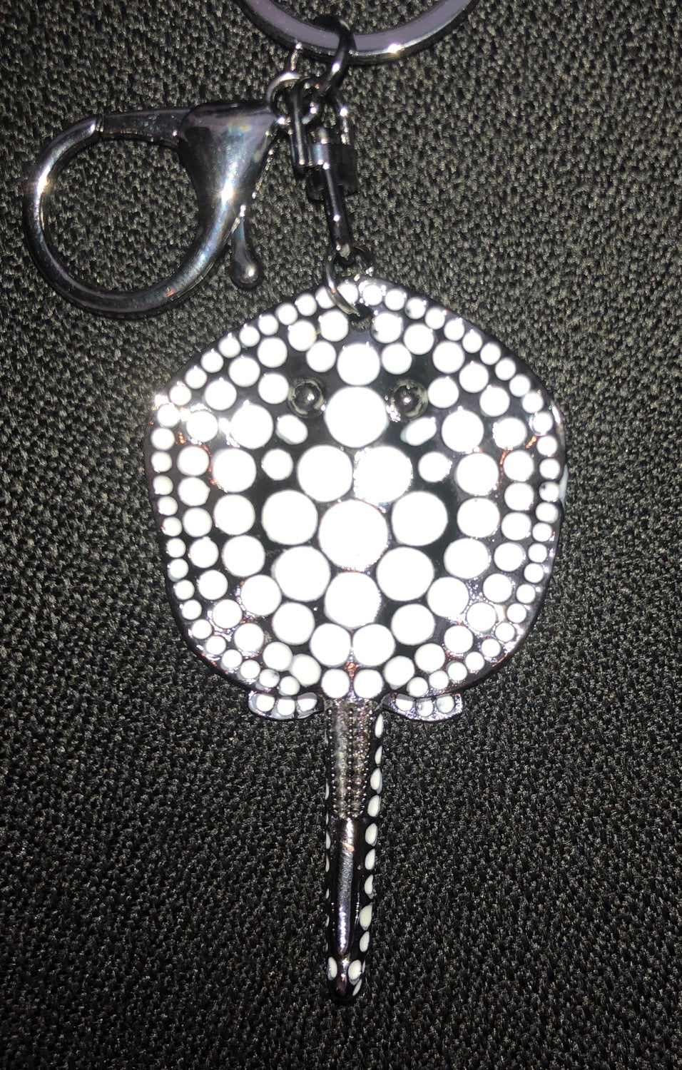 Black Diamond Stingray Keychain